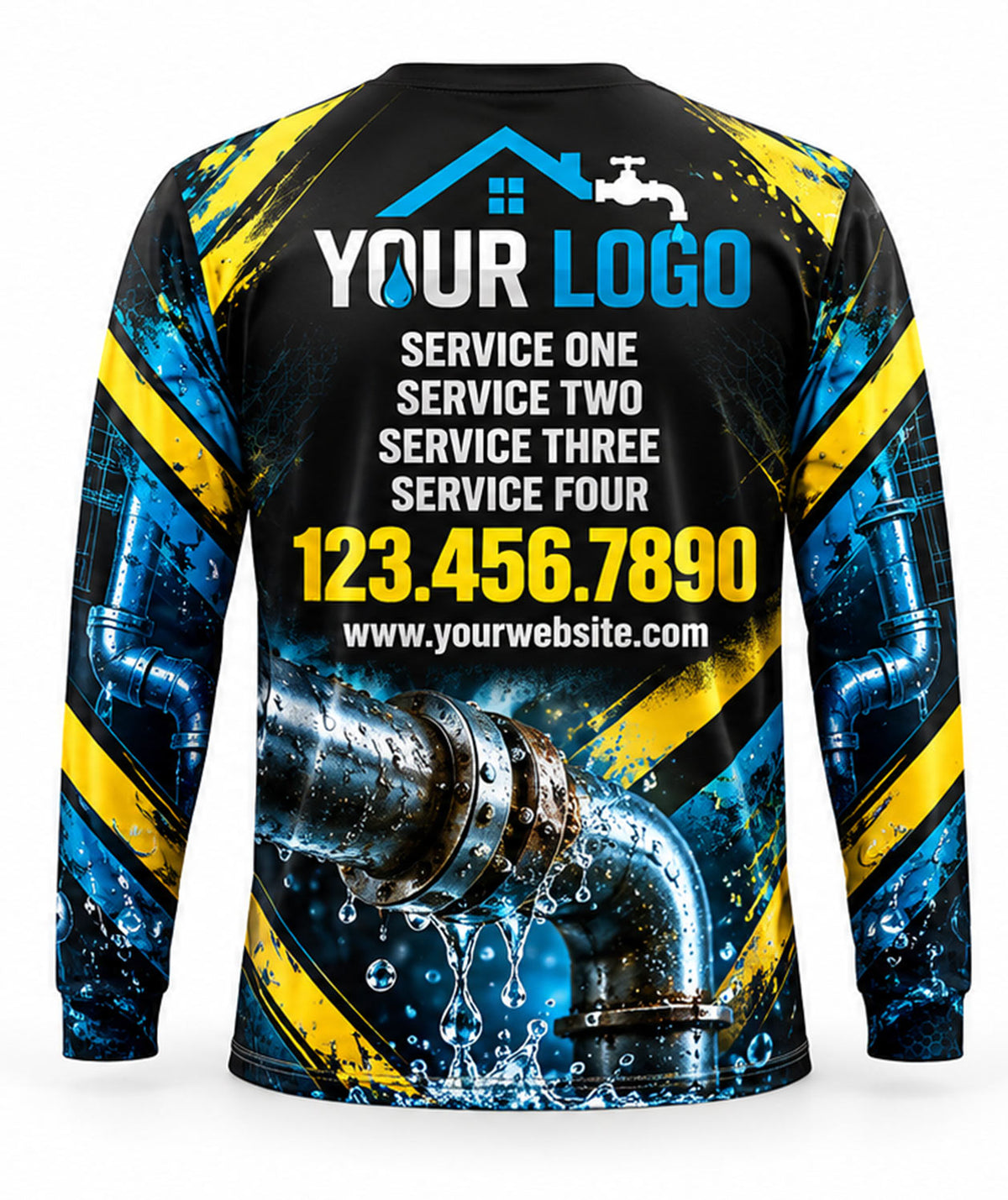 Plumbing Crew Uniform - back