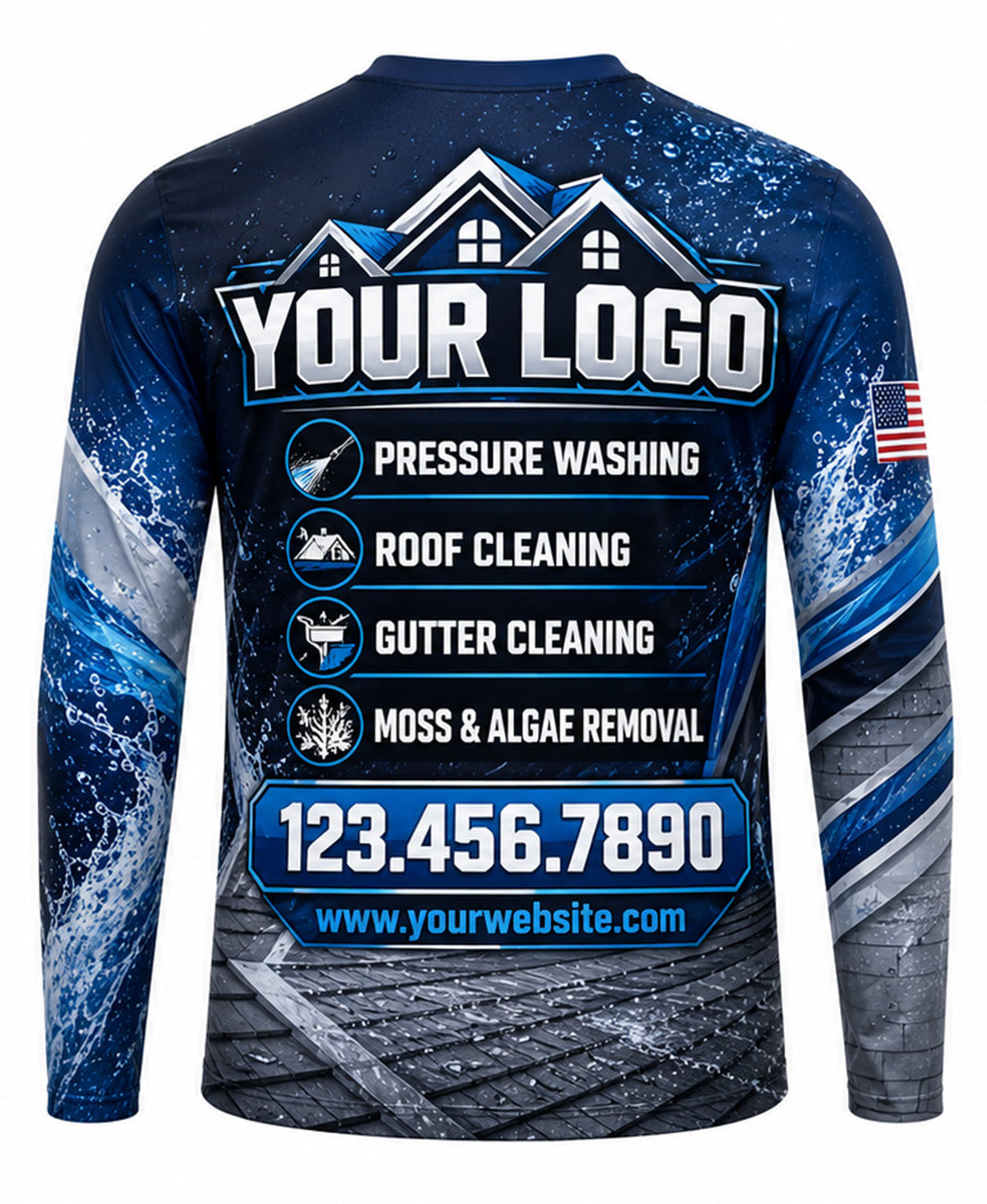 Linear Beam Pressure Wash Crew Uniform