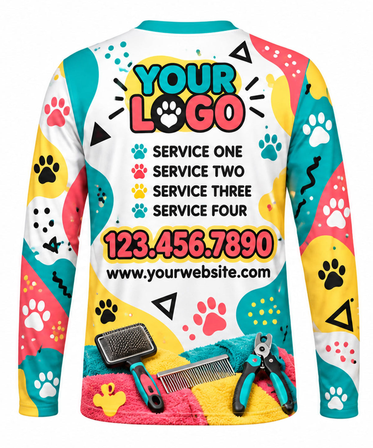 Pet Care Crew Uniform - back