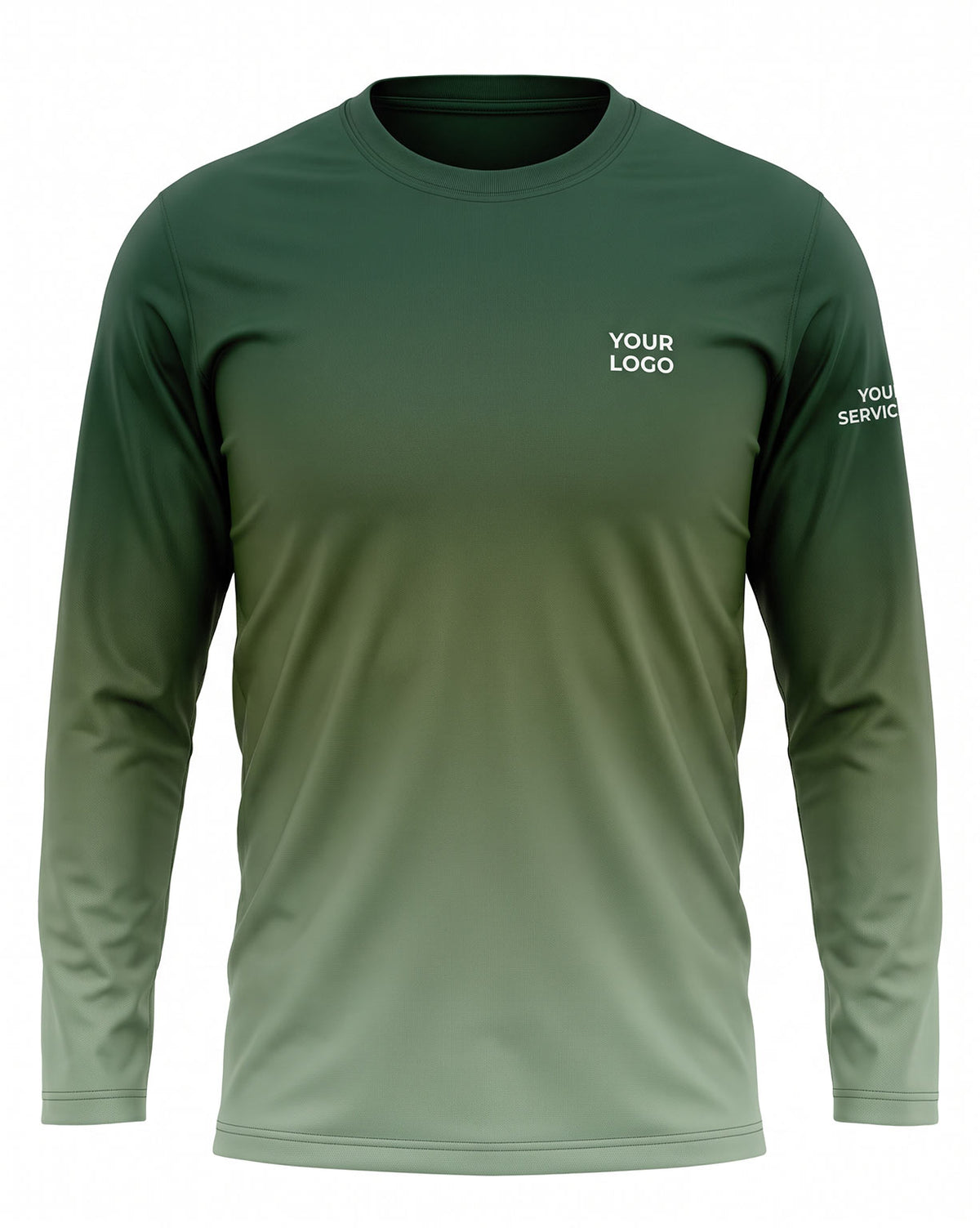 Forest Moss Gradient Crew Uniform
