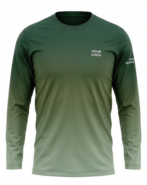 Forest Moss Gradient Crew Uniform