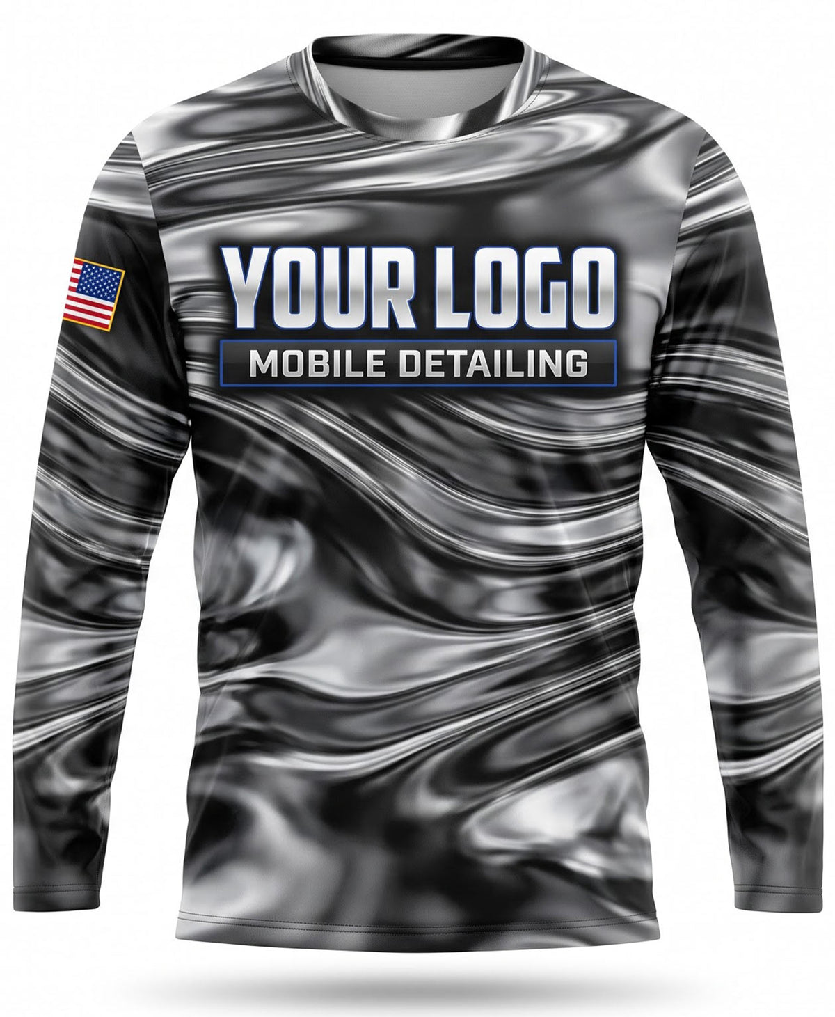Metallic Liquid Chrome Mobile Detailing Crew Uniform