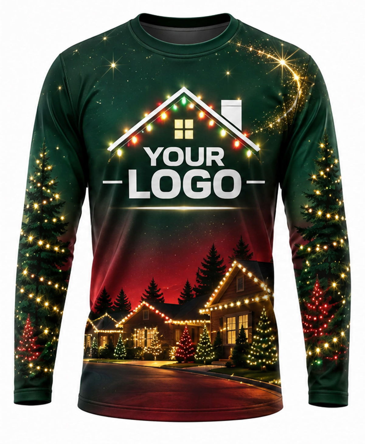 Cozy Cabin Plaid Christmas Light Crew Uniform