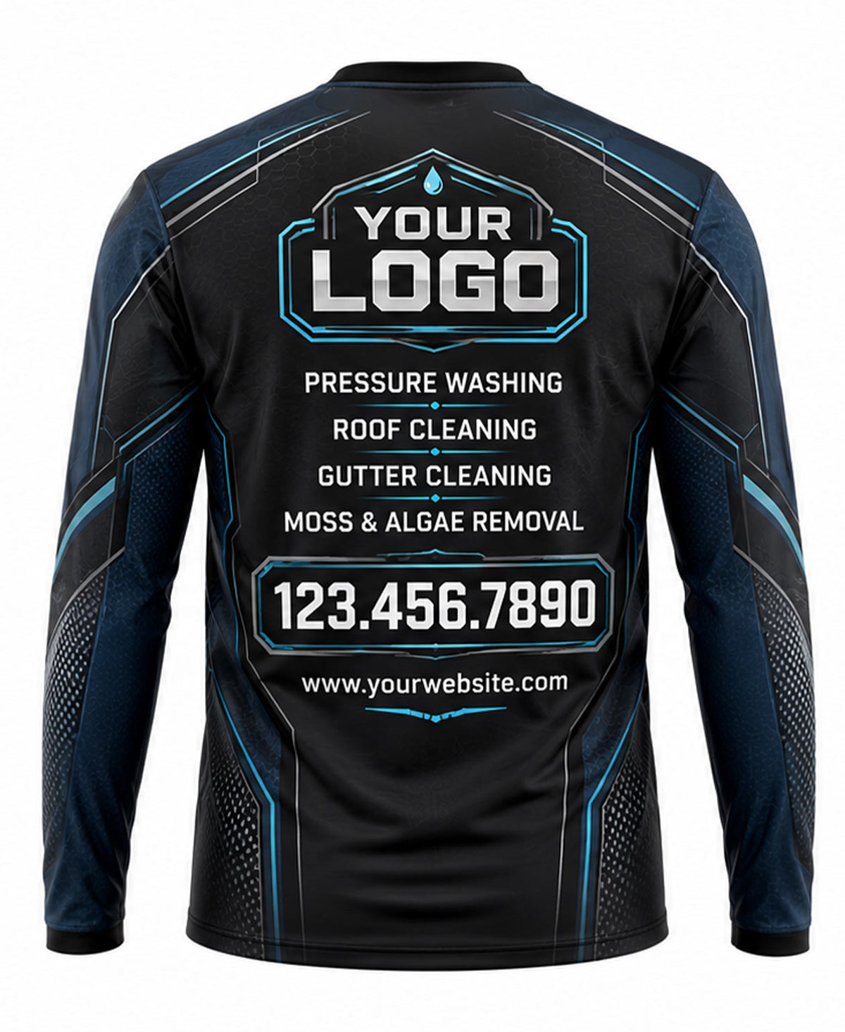 Stealth Mode Charcoal Wash Crew Uniform