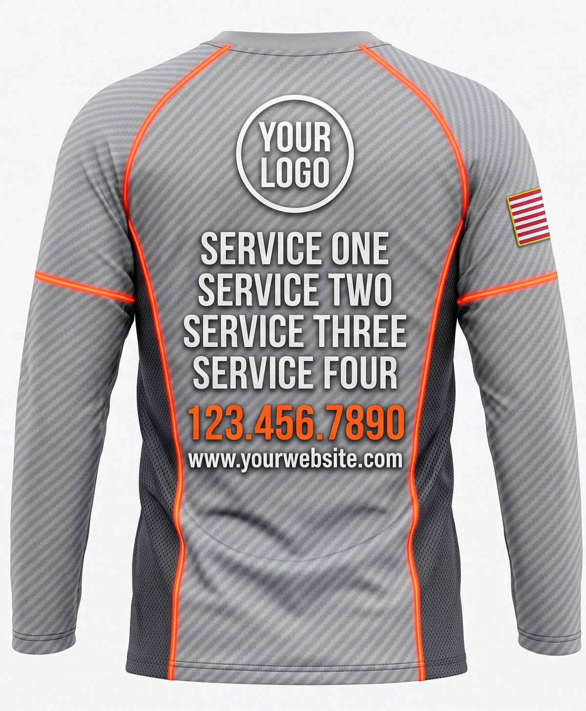 Apex Orange Circuit Crew Uniform
