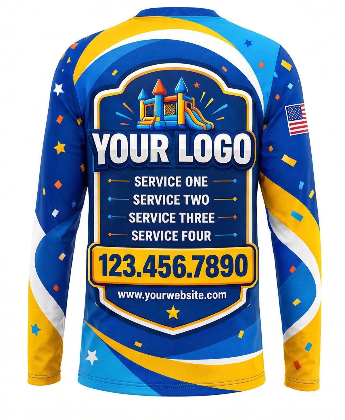 Royal Gold Ribbon Waterslide Crew Uniform