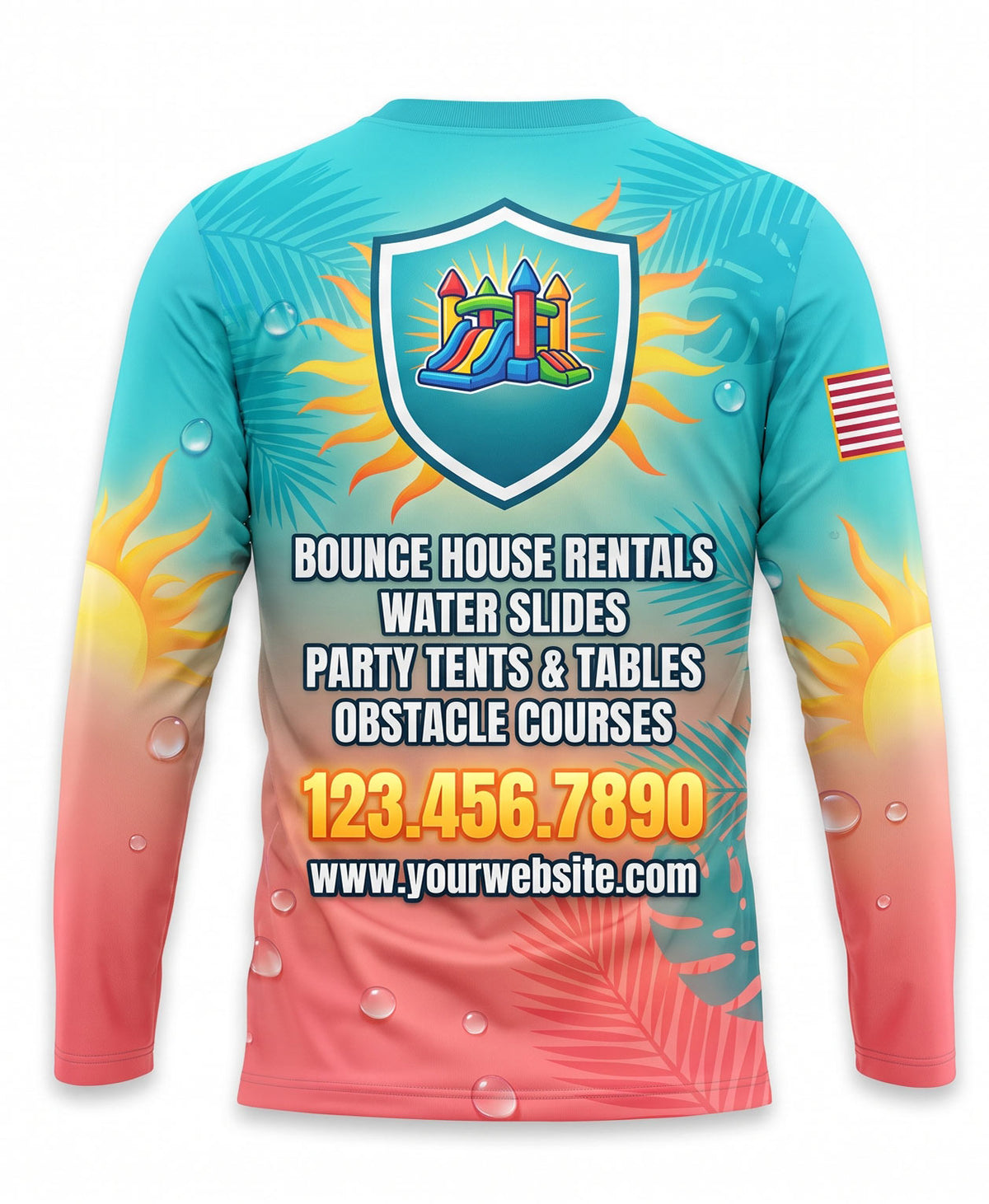 Sunshine Summer Waterslide Crew Uniform