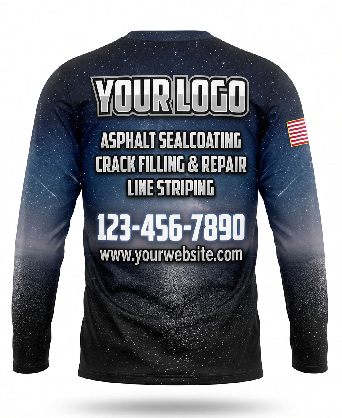 Asphalt Sealcoating Crew Uniform - back