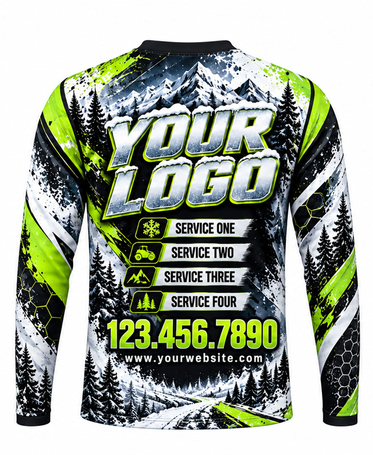 Snow Removal Crew Uniform - back