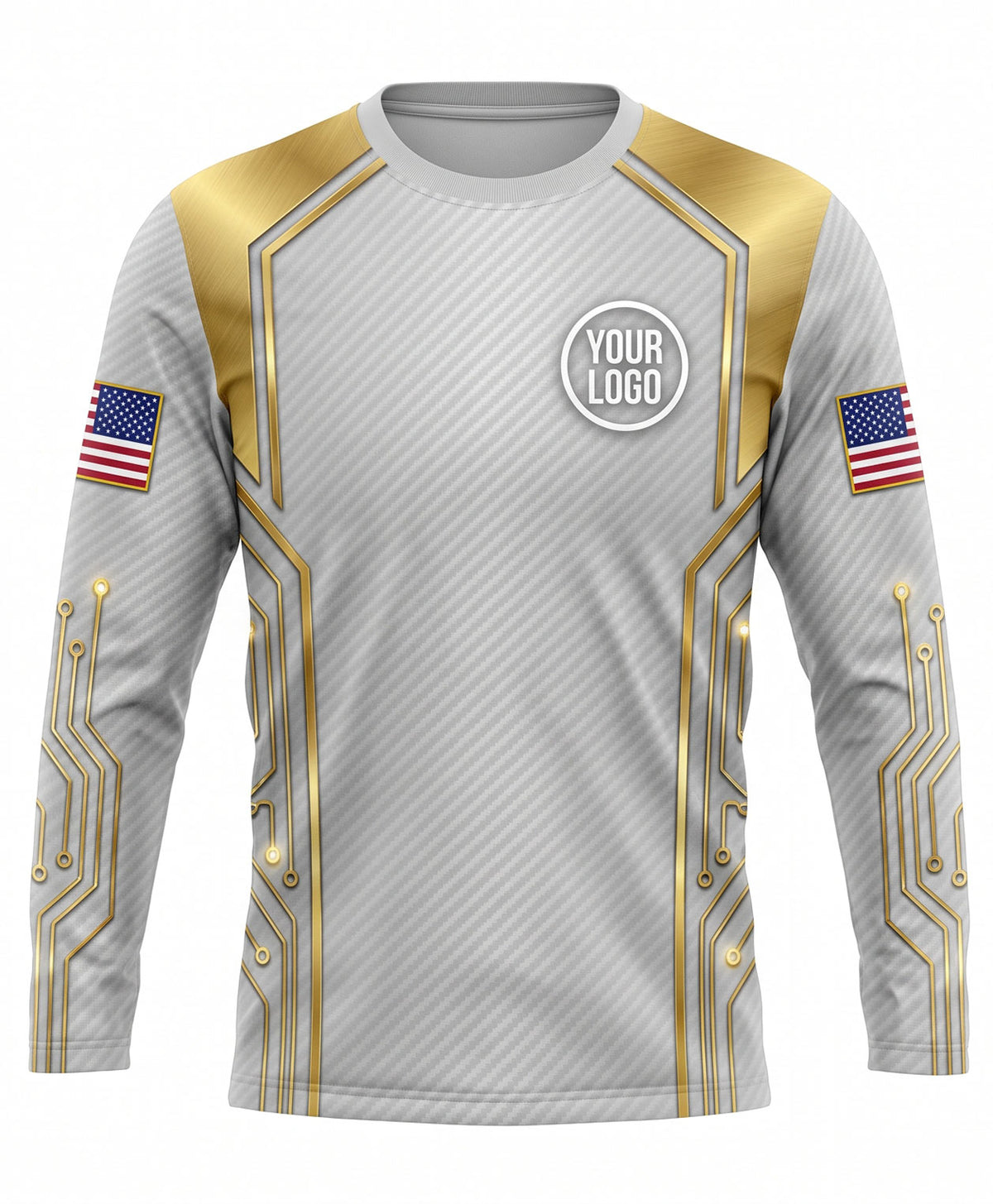 Luxury Gold Circuit Crew Uniform