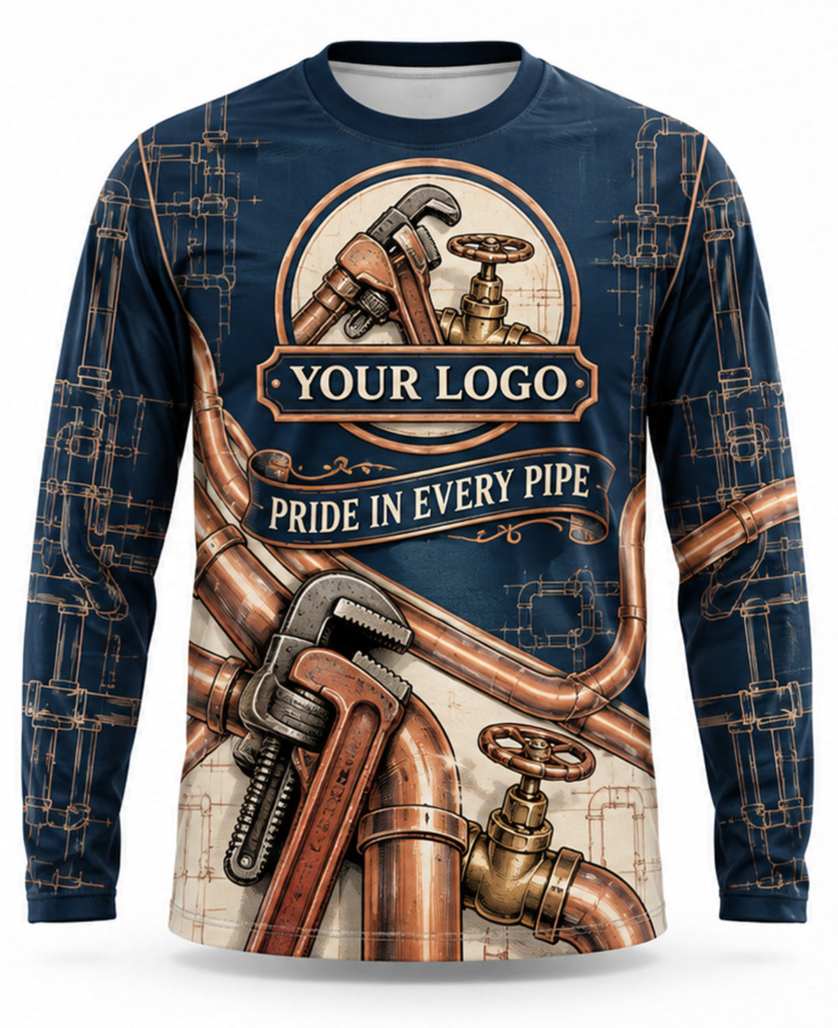 Plumbing Crew Uniform - front