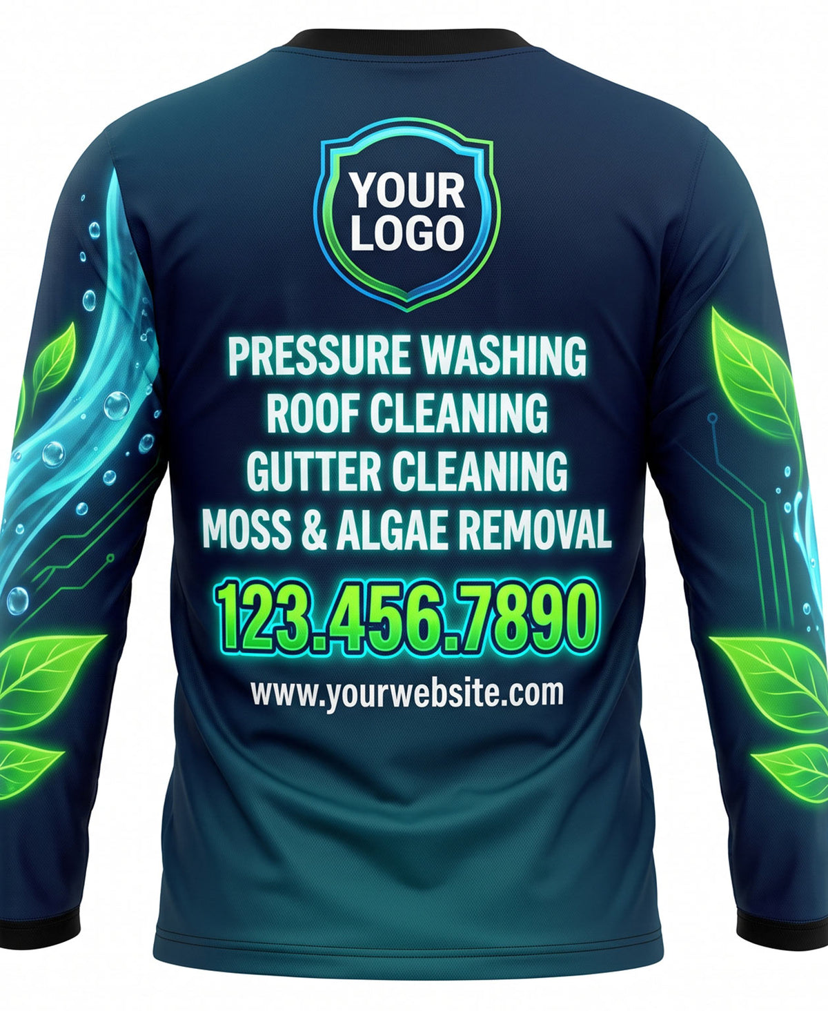 Green Leaf Eco Wash Crew Uniform