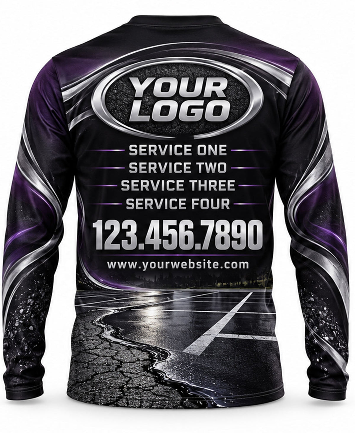 Asphalt Sealcoating Crew Uniform - back