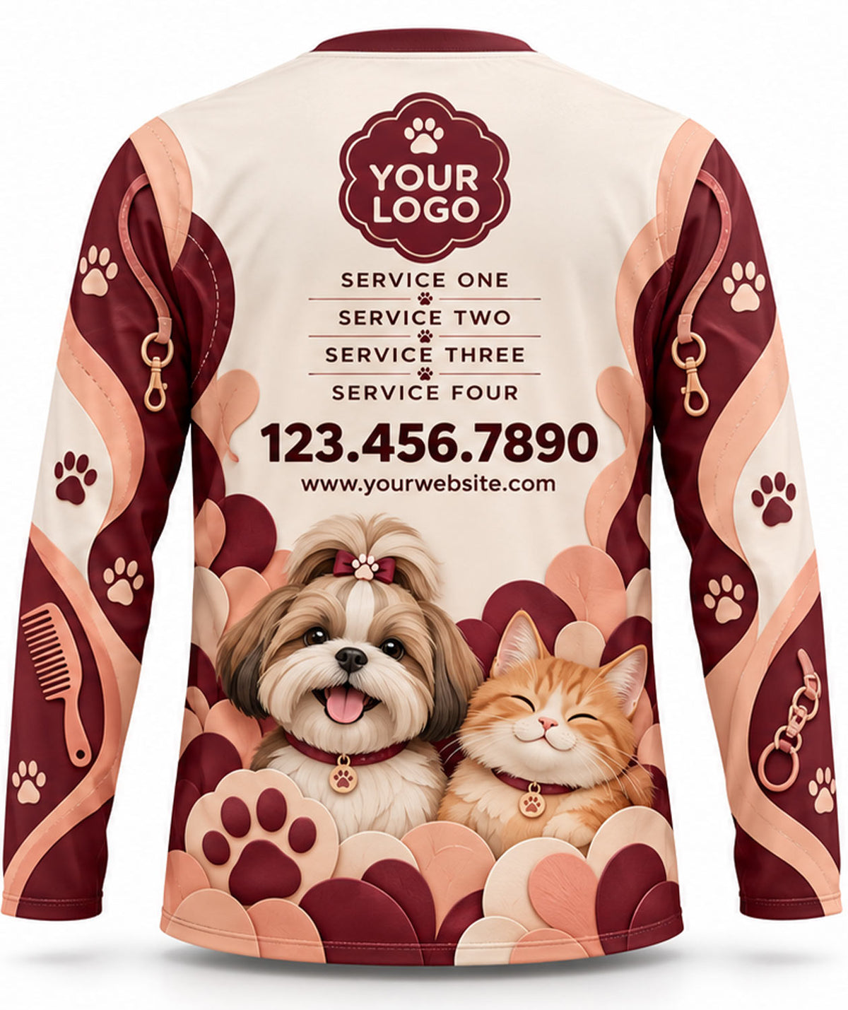 Pet Care Crew Uniform - back