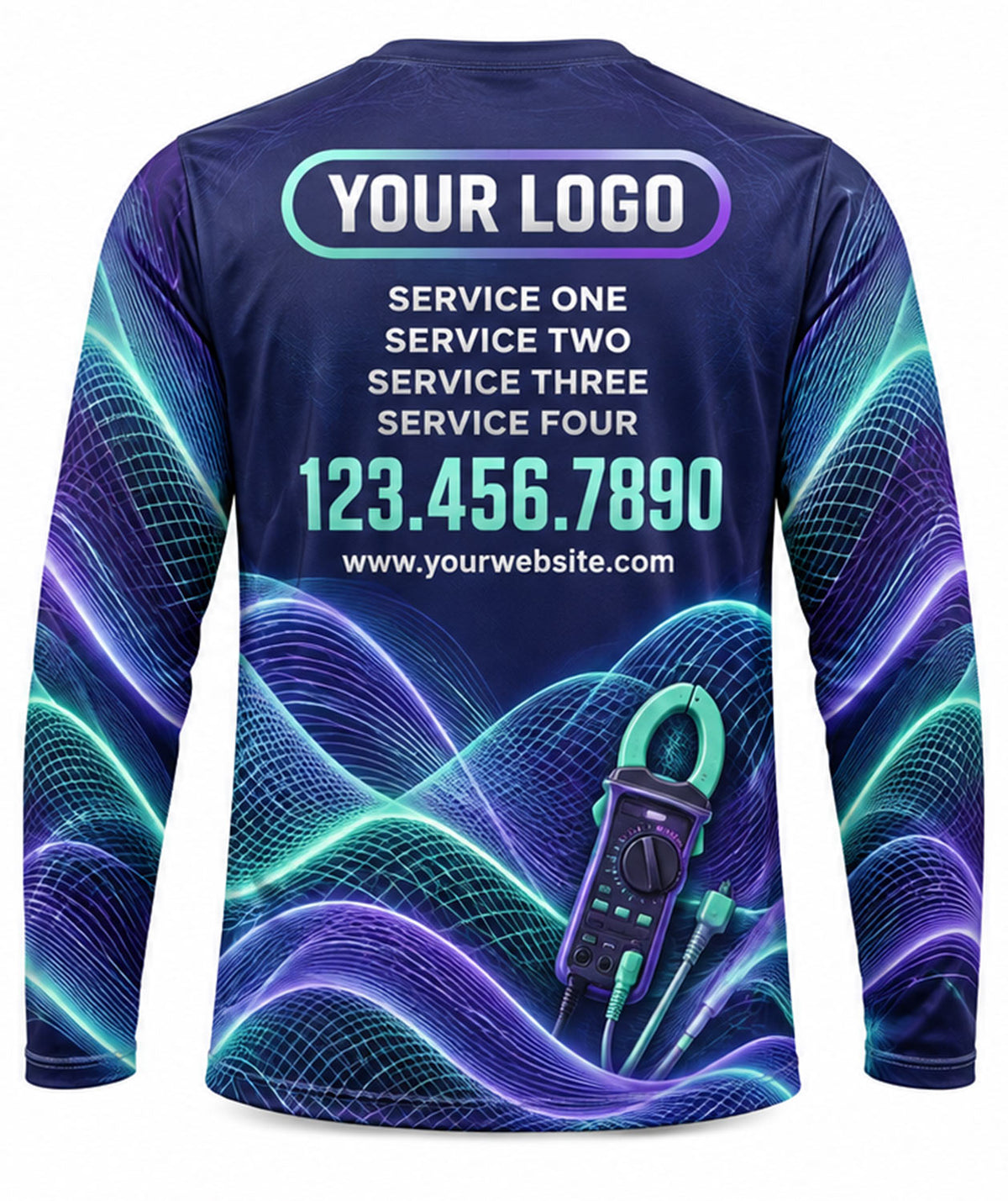 Electrician Crew Uniform - back