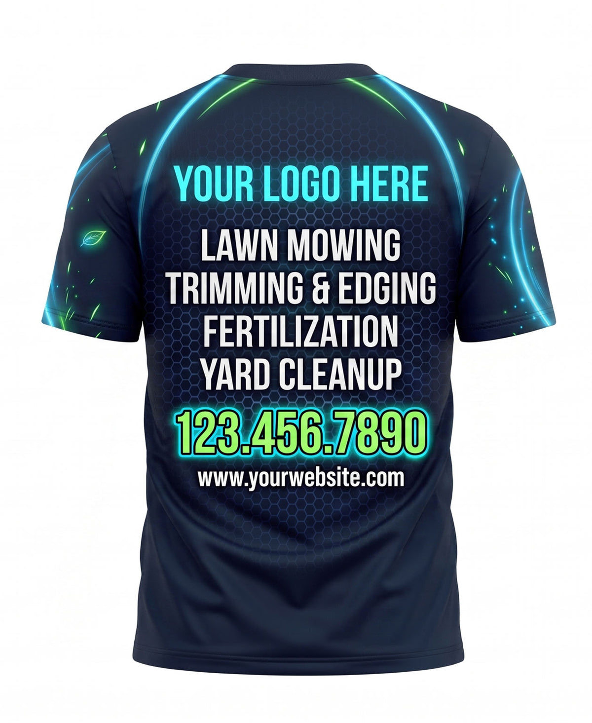 Cyan Arc Professional Landscaping Crew Uniform