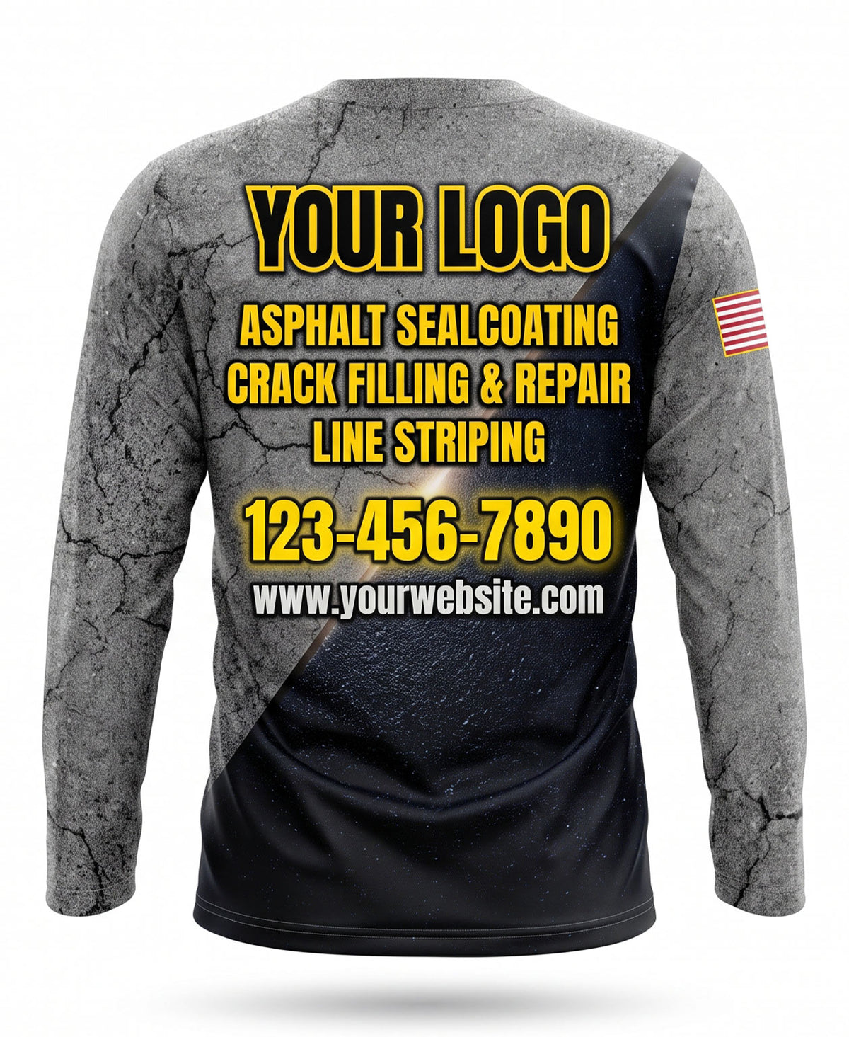 Asphalt Sealcoating Crew Uniform - back