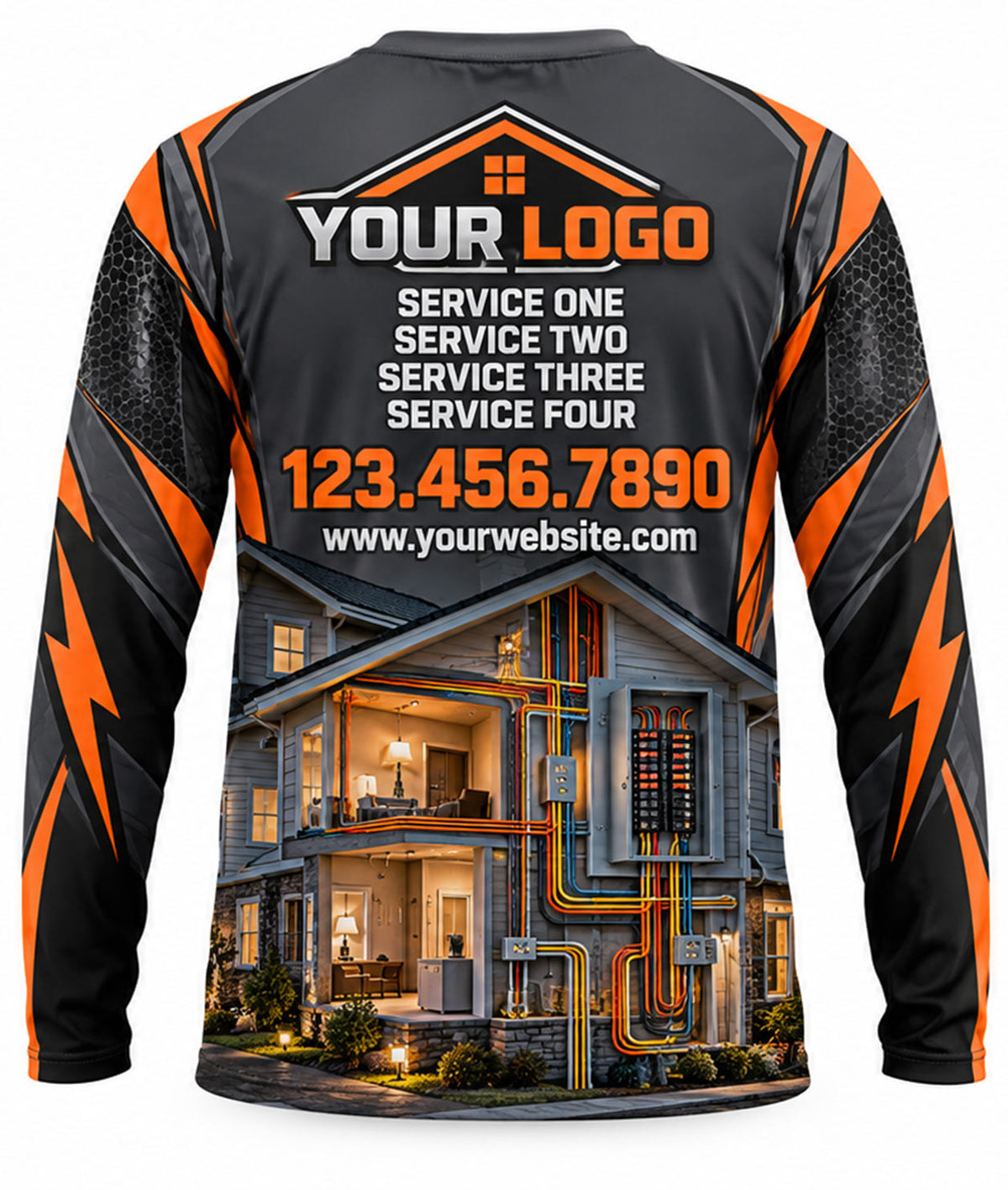 Electrician Crew Uniform - back