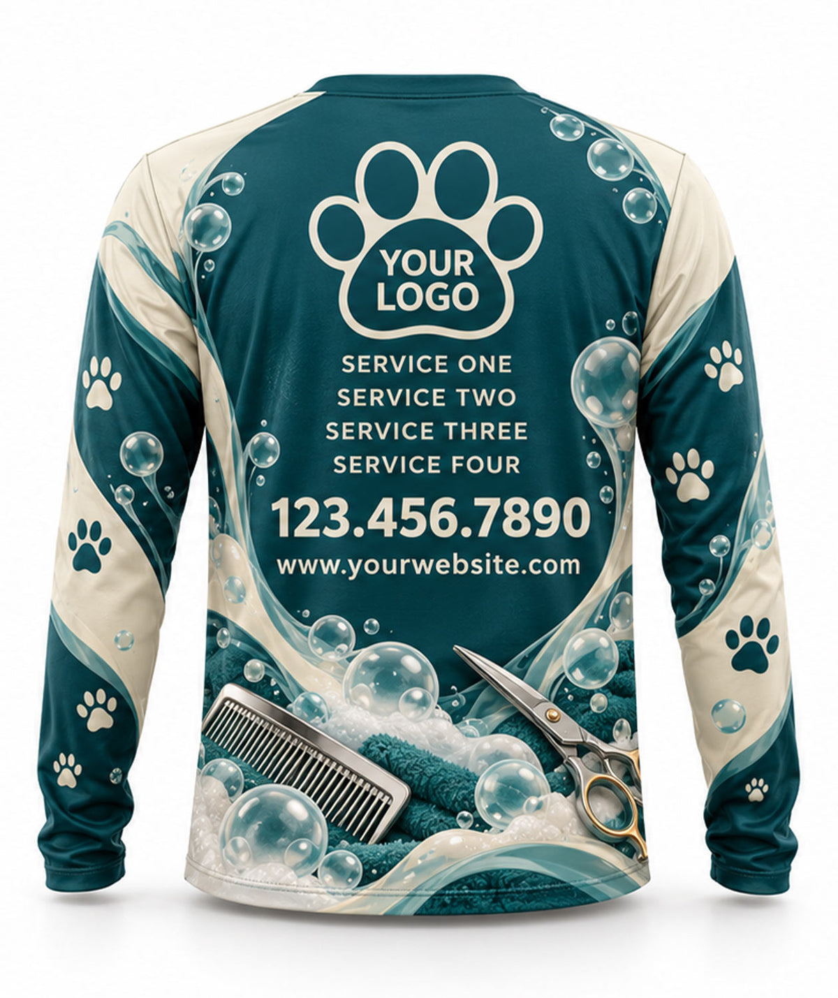Pet Care Crew Uniform - back