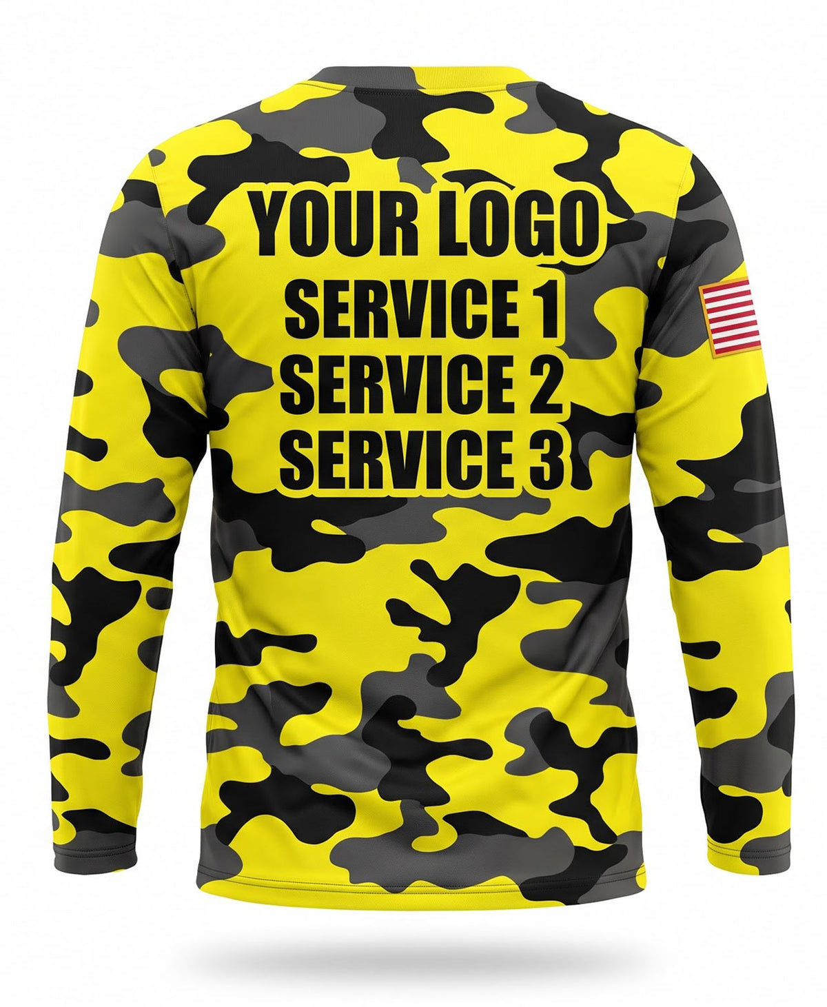 High-Vis Yellow Camo Crew Uniform