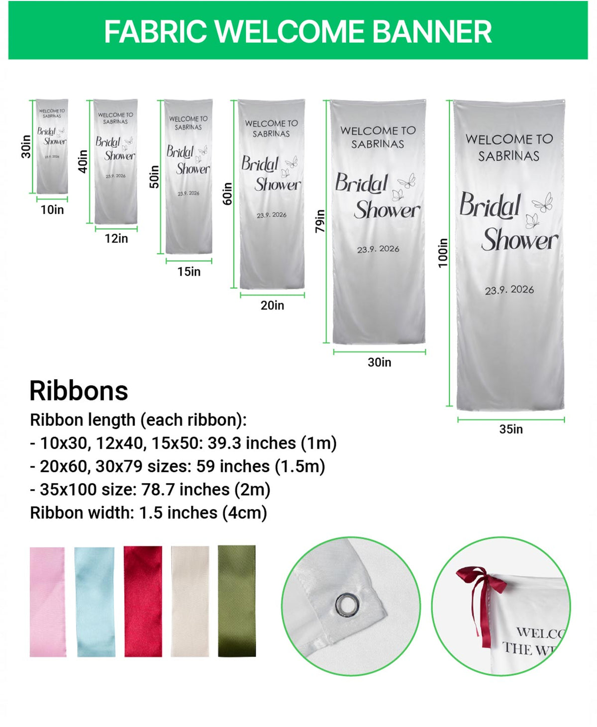 Custom Fabric Banne
