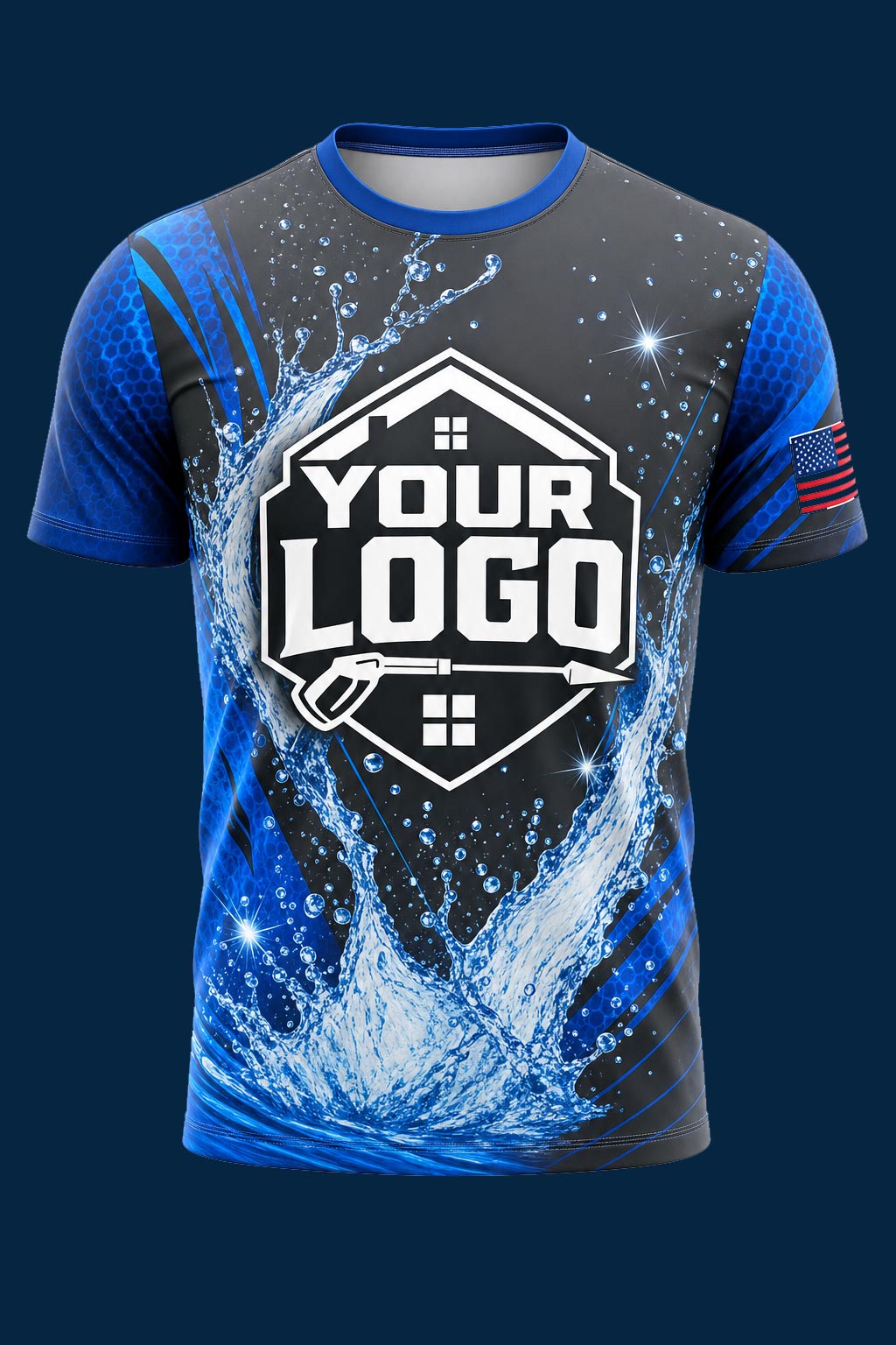 Carbon Hydro — Window-Cleaning Crew Uniform (Custom AOP) #2