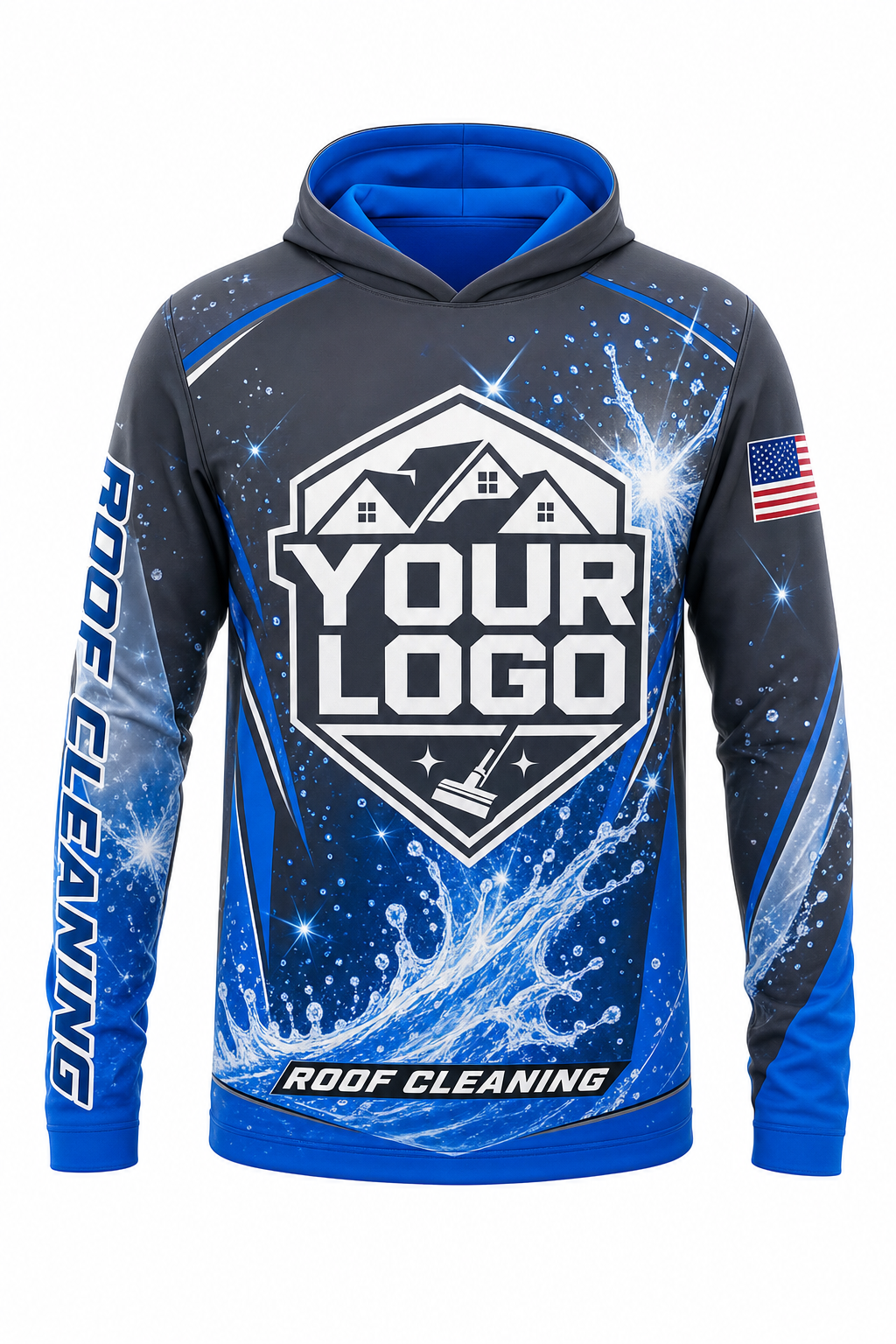 Carbon Hydro — Window-Cleaning Crew Uniform (Custom AOP) #2
