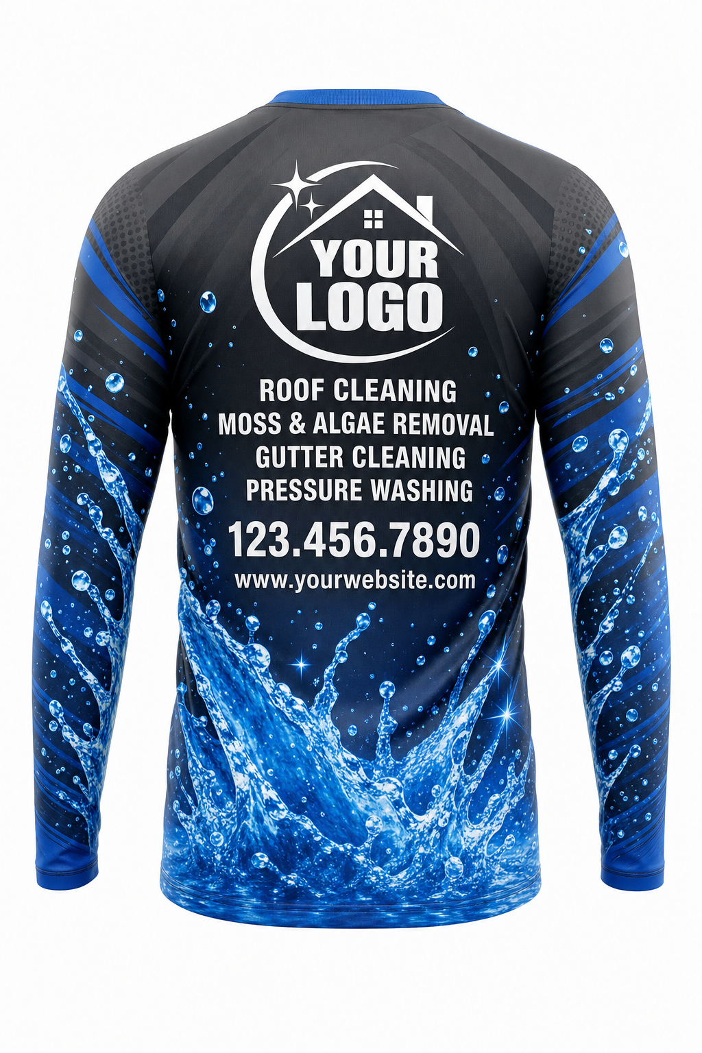 Carbon Hydro — Window-Cleaning Crew Uniform (Custom AOP) #2