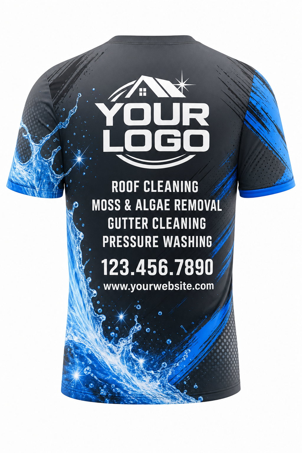 Carbon Hydro — Window-Cleaning Crew Uniform (Custom AOP) #2