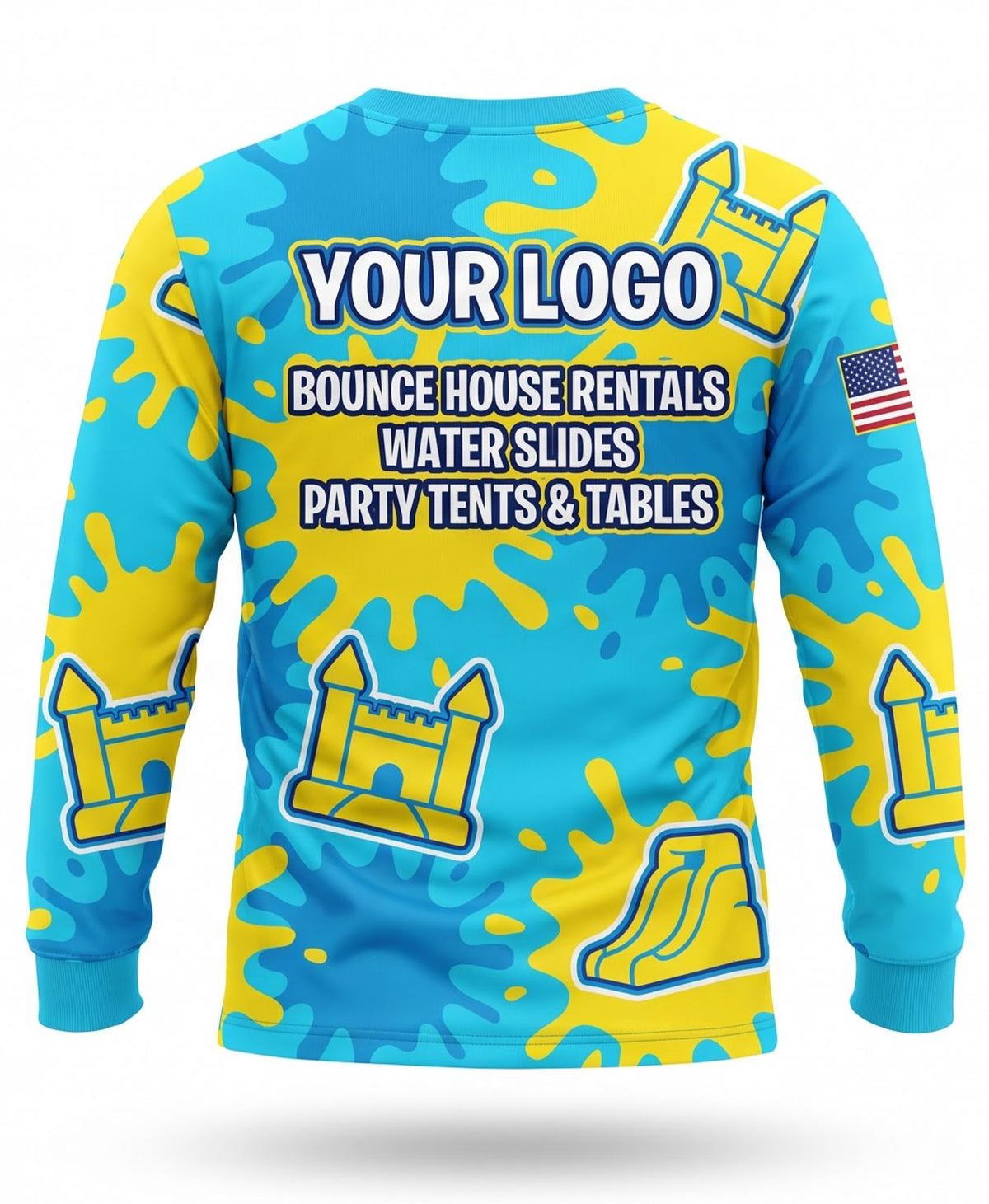 Custom Kids Full-Print Long Sleeve Tee